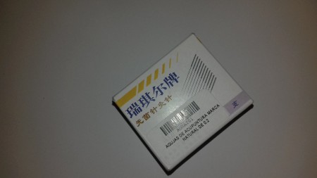 Agujas de acupuntura 100 pcs $230